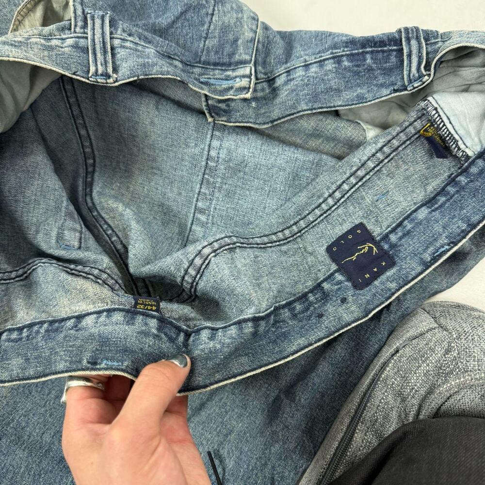 Vintage y2k grunge archive baggy wide leg rare karl kani skater faded jeans - Picture 6 of 7